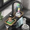 Household and Gifts Space Aluminum Sink Drain Rack